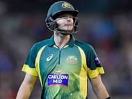Steve Smith was miffed with umpire's decision
